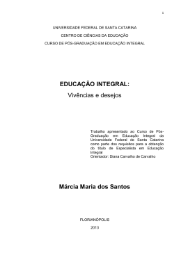 Márcia Maria dos Santos - Repositório Institucional da UFSC