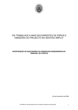 Interven&ccedil;&atilde;o do Baston&aacute;rio da Ordem dos Engenheiros no Tribunal