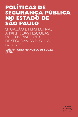 Politicas de seguranca publica no estado de SP