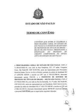 ESTADO DE S&Atilde;O PAULO