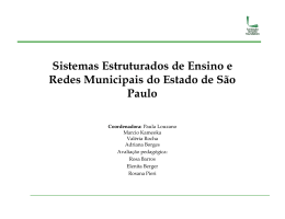 Sistemas estruturados de ensino