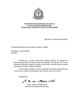governo do estado de são paulo palacio dos bandeirantes