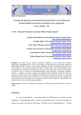 an&aacute;lise de pr&aacute;ticas do ensino de matem&aacute;tica em turmas do ensino