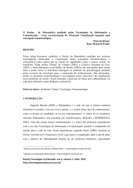 O Ensino de Matem&aacute;tica mediado pelas Tecnologias de Informa&ccedil;&atilde;o