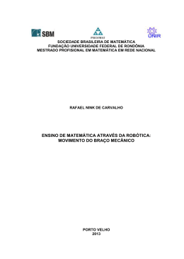 ENSINO DE MATEM&Aacute;TICA ATRAV&Eacute;S DA ROB&Oacute;TICA
