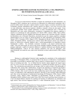 Ensino-aprendizagem de matemática