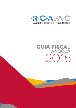 Guia Fiscal Angola 2015 - RCA &ndash; Rosa, Correia & Associados