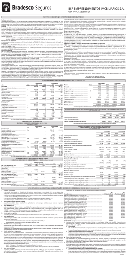 em 31 de dezembro de 2013 e de 2012