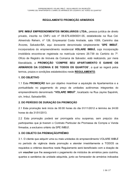 REGULAMENTO PROMOÇÃO ARMÁRIOS SPE