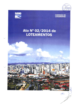 Ato Nº 02/2014 de LOTEAMENTOS