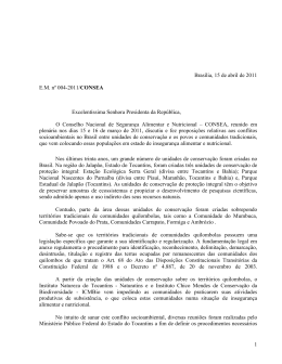 E. M. nº 004/ 2011 - Presidência da República