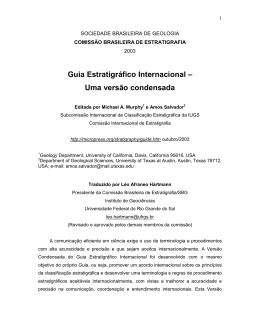 Guia Estratigr&aacute;fico Internacional &ndash; Uma vers&atilde;o condensada