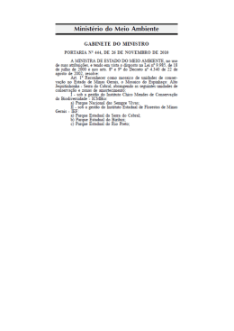 Portaria MMA n. 444