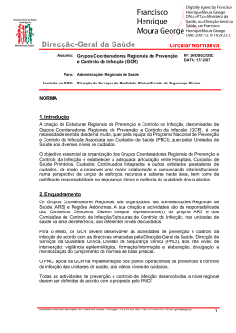 Grupos Coordenadores Regionais de Prevenção e Controlo