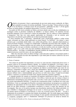 A Prop&oacute;sito de "Glosas Cr&iacute;ticas"