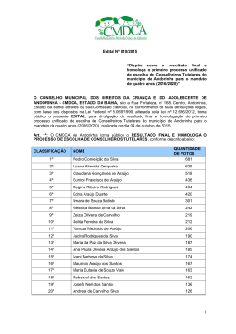 Edital N&ordm; 010/2015