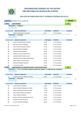 2&ordf; Chamada