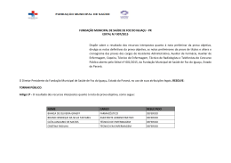Disp&otilde;e sobre o resultado dos recursos interpostos, notas