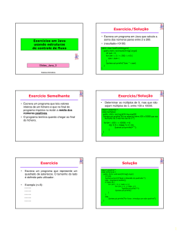 Java exercises