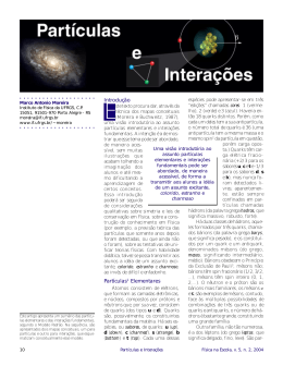 Partículas e Interações - Sociedade Brasileira de Física