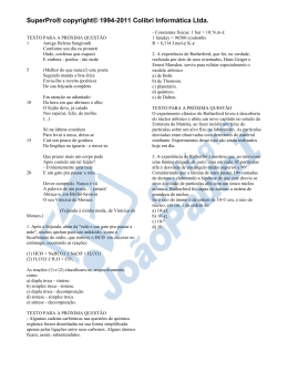 Exercícios - Química - 1º e 2º Ano EM - JPH e JPN