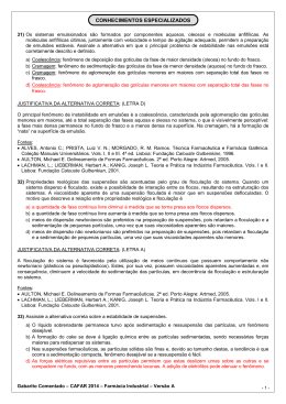 Gabarito - Concursos Militares
