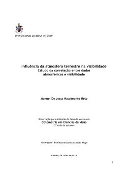 Influencia da atmosfera na visibilidade - uBibliorum