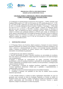 Texto Original - Ciência sem fronteiras