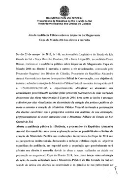 MINISTÉRIO PICO FEDERAL - Procuradoria da República no RS