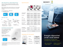 Energia dispon&iacute;vel onde voc&ecirc; estiver