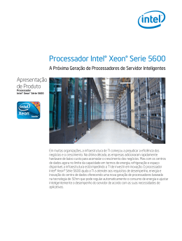 Processador Intel® Xeon® Serie 5600
