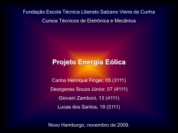 Projeto Energia Eólica
