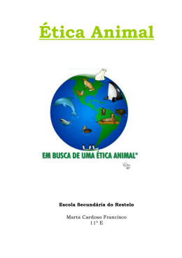 Ética Animal - Marta Cardoso Francisco 1ºE