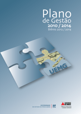 Plano de Gestão da UEMG - Biênio 2012 -2014