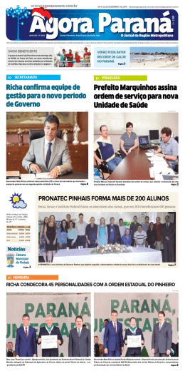 Richa confirma equipe de gest&atilde;o para o novo