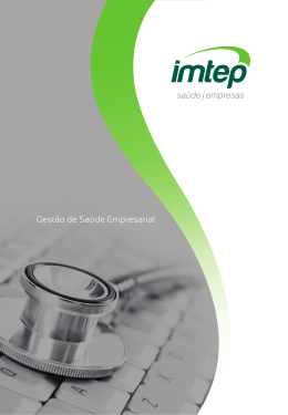 Gest&atilde;o de Sa&uacute;de Empresarial