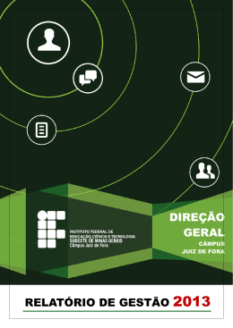 dire&ccedil;&atilde;o geral relat&oacute;rio de gest&atilde;o 2013 - IF Sudeste MG