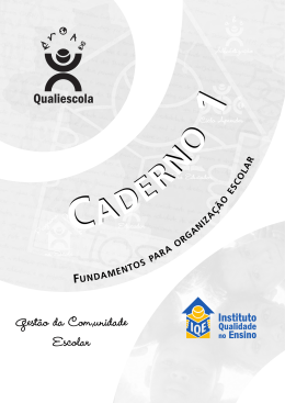 gest&atilde;o da comunidade escolar