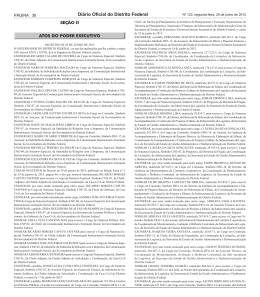 Di&aacute;rio Oficial do Distrito Federal