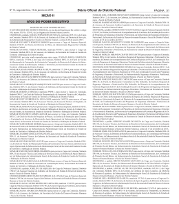 Di&aacute;rio Oficial do Distrito Federal