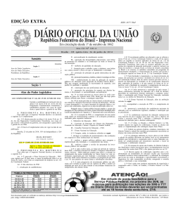 Diário Oficial da União - FNE