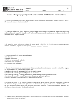 Estudos de Recupera&ccedil;&atilde;o - 1 trimestre