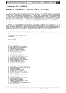 Anexo - Tribunal de Justi&ccedil;a do Estado do Cear&aacute;