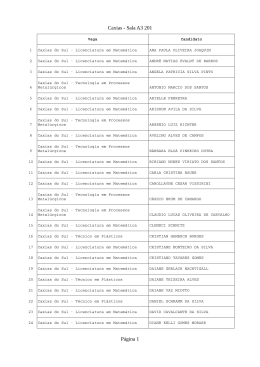 Caxias - Sala A3 201 P&aacute;gina 1