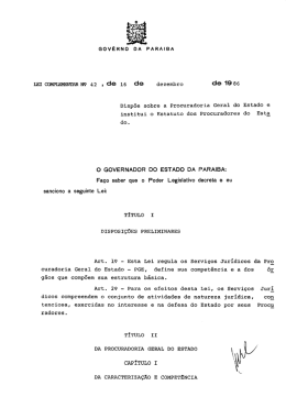 GOVERNO DA PARAIBA