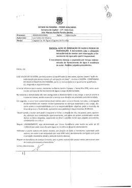 EsTADo DA PARAÍBA - PODER JUDICIÁRIO.