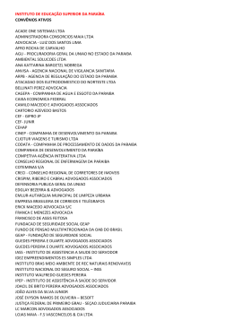instituto de educa&ccedil;&atilde;o superior da para&iacute;ba conv&ecirc;nios