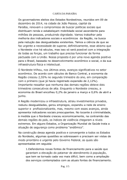 CARTA DA PARAÍBA Os governadores eleitos dos Estados