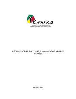 INFORME PARAIBA