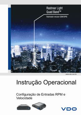 Instru&ccedil;&atilde;o Operacional